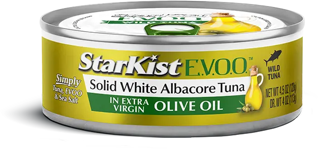 Starkist E.V.O.O. Solid White Albacore Tuna can