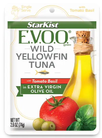 Starkist E.V.O.O. Wild Yellowfin Tuna with Tomato Basil pouch
