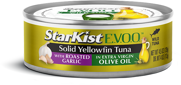 Starkist E.V.O.O. Wild Yellowfin Tuna can