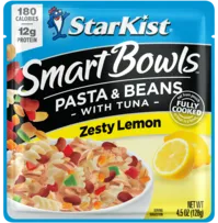 Zesty Lemon Pasta & Beans with Tuna