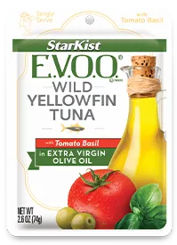 EVOO Wild Yellowfin Tuna with Tomato Basil