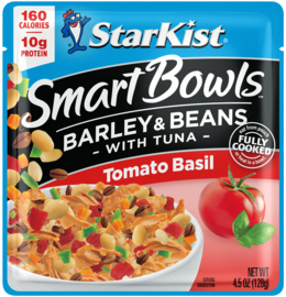 StarKist® Smart Bowls™ Tomato Basil – Barley & Beans with Tuna Pouch