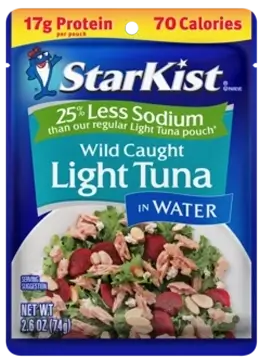 Light Tuna in Water 25% Less Sodium
