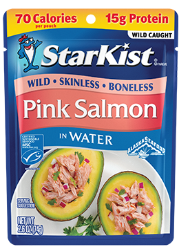 Wild Pink Salmon in Water