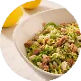 Lemon Tuna Brussels Sprout Salad