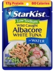 Albacore White Tuna in Water Low Sodium (Pouch) 