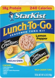 StarKist Lunch-To-Go® Tuna Creations® Lemon Pepper Mix Your Own Tuna Salad Kit