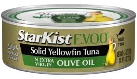 StarKist E.V.O.O.® Solid Yellowfin Tuna in Extra Virgin Olive Oil (Can)