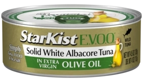 StarKist E.V.O.O.® Solid White Albacore Tuna in Extra Virgin Olive Oil (Can)