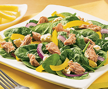 lemon-tuna-and-spinach-salad
