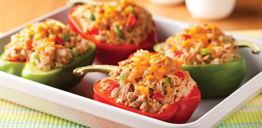 Tuna Stuffed Peppers