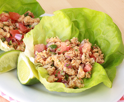 hungry-girl’s-mexi-tuna-lettuce-wraps