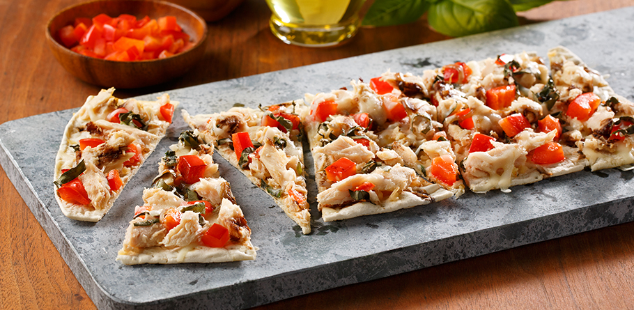 Basil and Olive Oil Flatbread