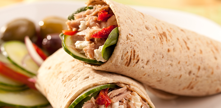 Mediterranean Tuna Wrap