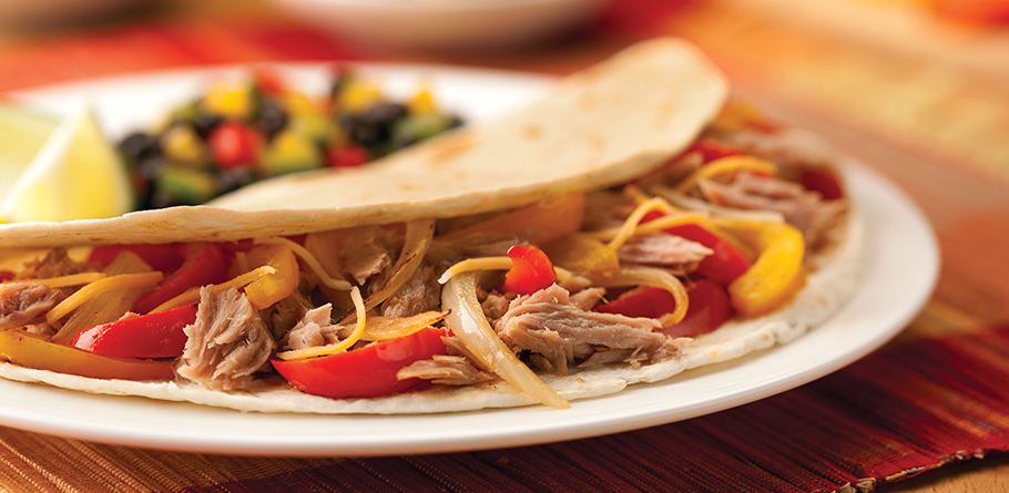 Tuna Fajitas