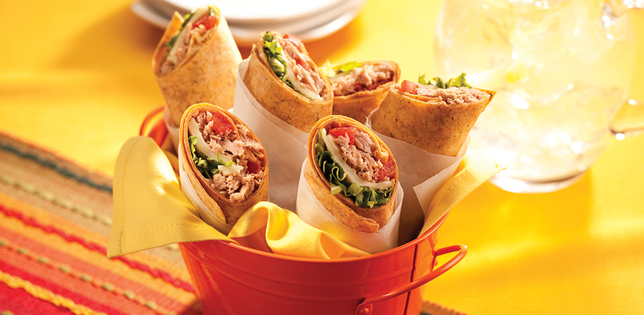 Southwestern Style Tuna Wrap