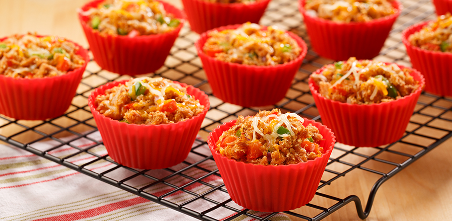 Spicy Tuna Muffin Cakes