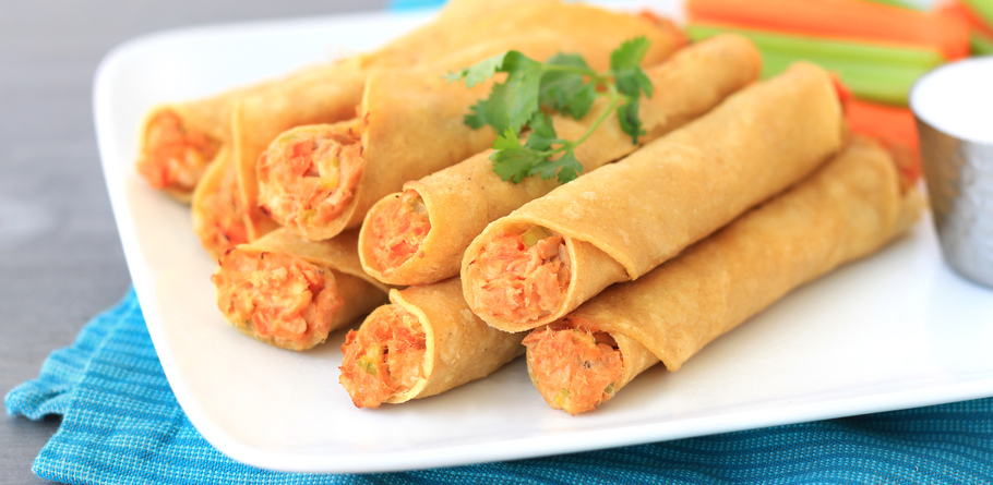 Hungry Girl’s Buffalo Tuna Taquitos