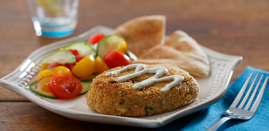 Mediterranean Salmon Patties