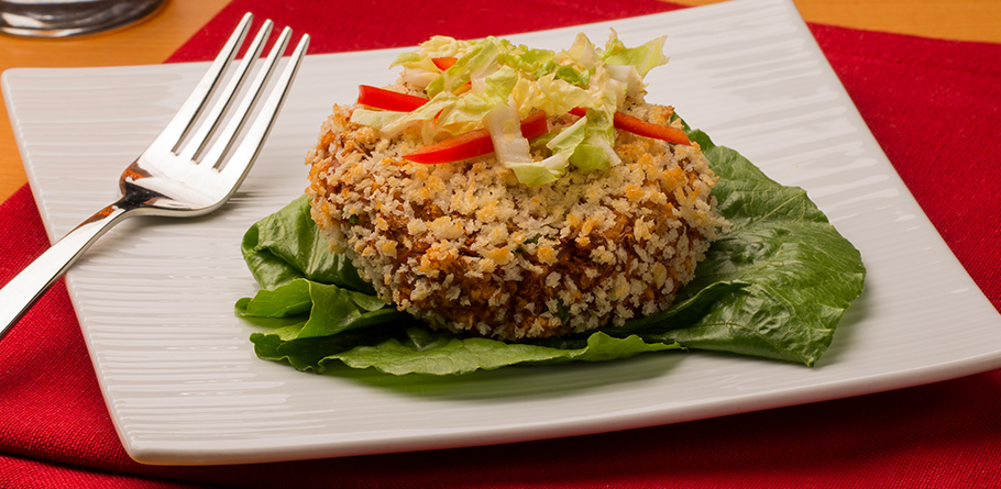 Sriracha Tuna Burgers with Asian Slaw