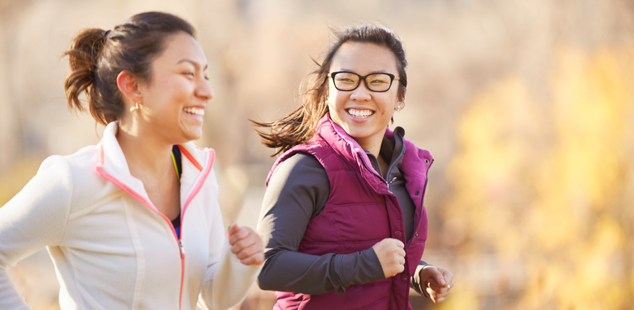 Girls Running