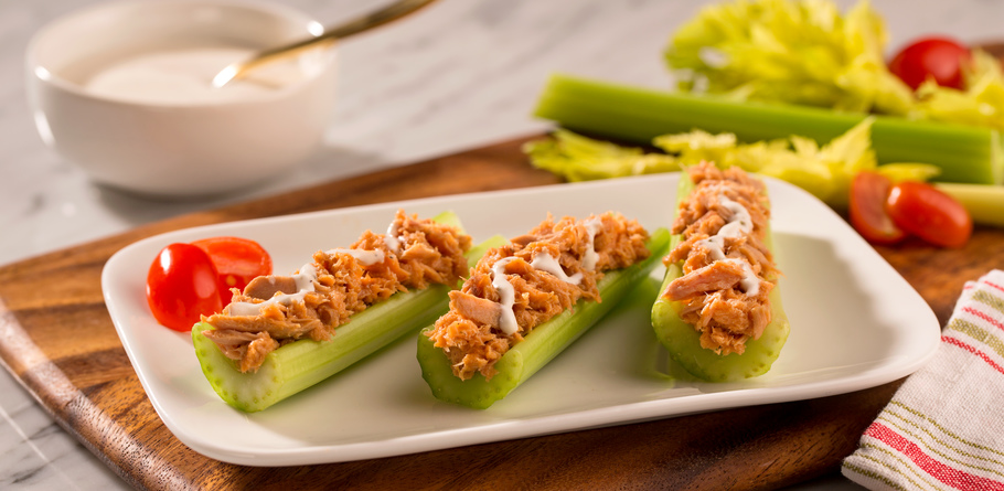 Buffalo Tuna Celery Sticks