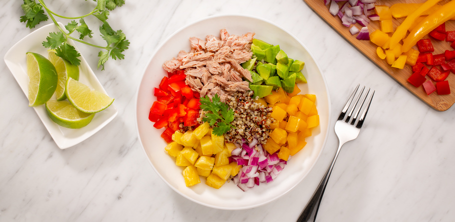 Tropical Tuna Quinoa Bowl