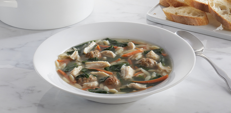 15-Minute Chicken Wedding Soup