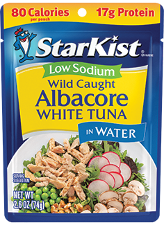 Albacore White Tuna in Water Low Sodium (Pouch)