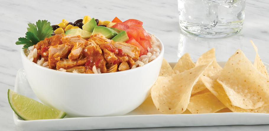 Southwest Chicken Fajita Rice Bowl