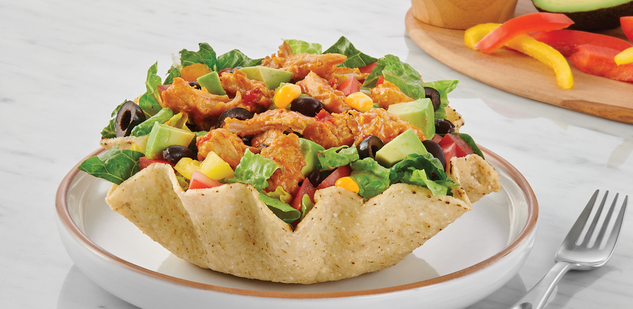 Southwest Chicken Tostada Salad Bowl