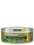 NEW StarKist E.V.O.O.® Solid Yellowfin Tuna with Basil Pesto in Extra Virgin Olive Oil (Can)