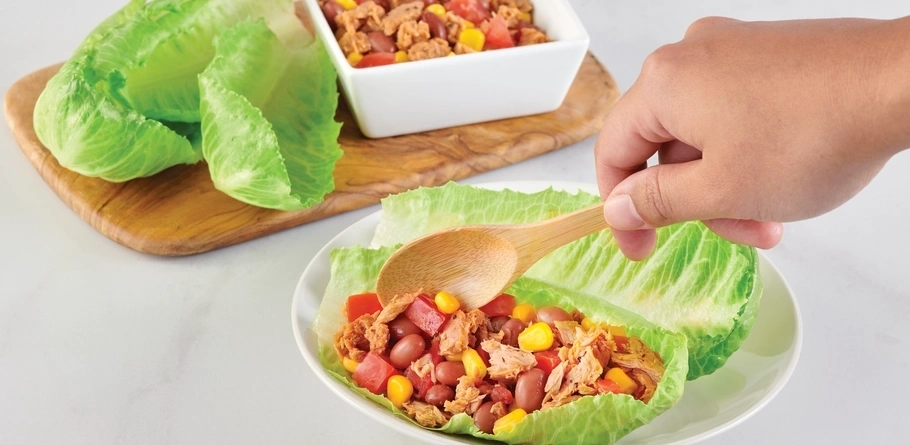 Cajun Tuna Lettuce Cups
