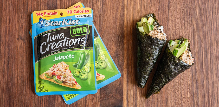Tuna Sushi Hand Rolls