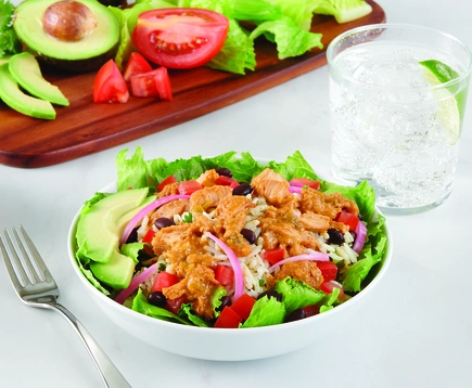 salsa-verde-chicken-rice-and-salad-bowl