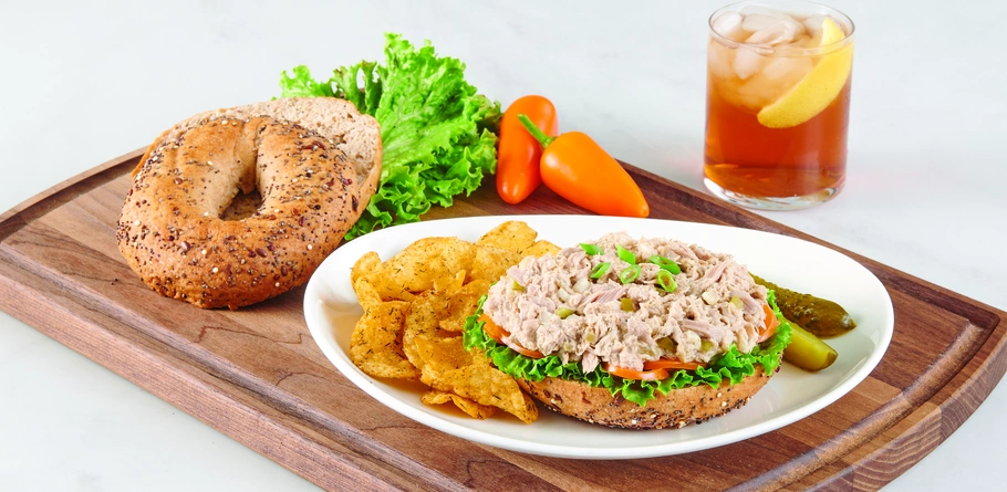 Tuna Creations Dill Pickle Tuna Salad Bagel
