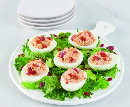 dill-pickle-tuna-salad-deviled-eggs